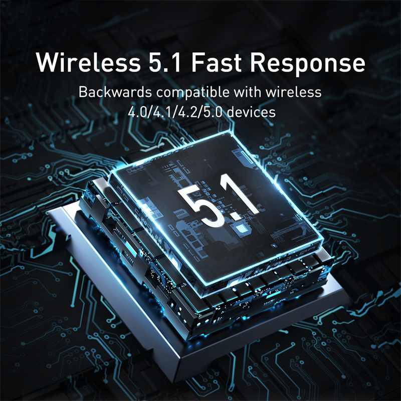 BASEUS ตัวรับสัญญาณเสียง5.1บลู - Mini Wireless Mouse บทวิจารณ์และราคา