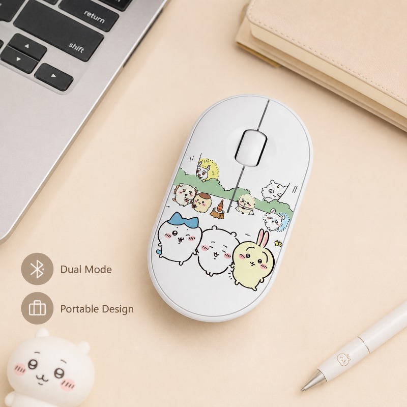 เมาส์ไร้สายบลูทูธชิคาว่าน่ารัก - Mini Wireless Mouse บทวิจารณ์และราคา