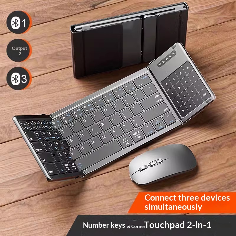 เม็งซู่ ไตร โฟลด์คีย์บอร์ดไร้ส - Mini Wireless Mouse บทวิจารณ์และราคา